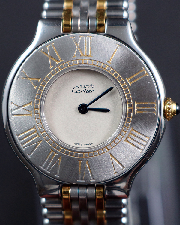 Cartier Must de Cartier 31MM Quartz Silver Dial Two-Tone Bracelet (1340)
