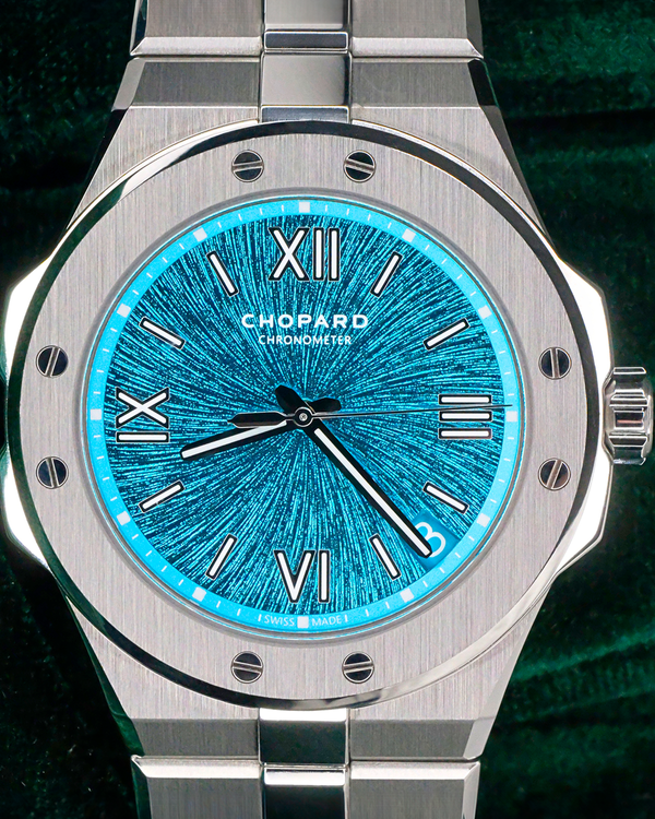 2025 Chopard Alpine Eagle 41MM Turquoise Dial Steel Bracelet (298600-3016)