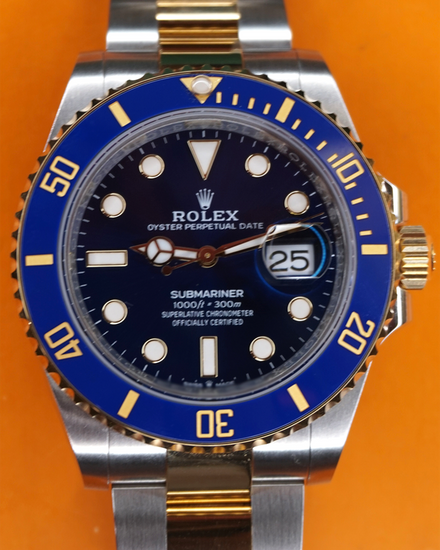 2025 Rolex Submariner Date "Bluesy" 41MM Blue Dial Two-Tone Oyster Bracelet (126613LB)