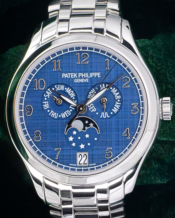 2021 Patek Philippe Annual Calendar 38MM Blue Dial Steel Bracelet (4947/1A-001)
