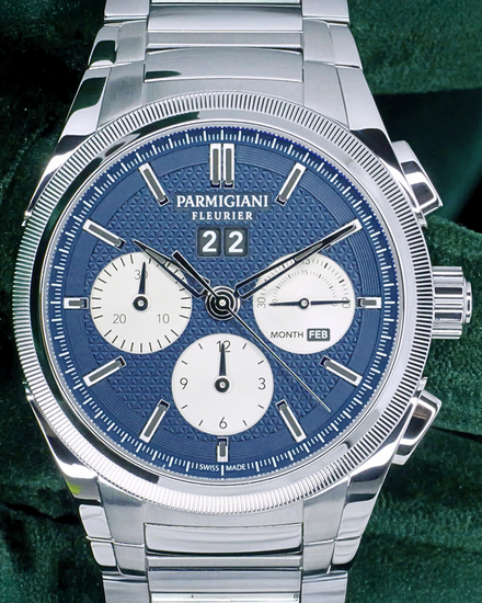 2022 Parmigiani Fleurier Tonda GT Chronograph “Yoshida” L.E. 42MM Blue Dial Steel Bracelet (PFS906)