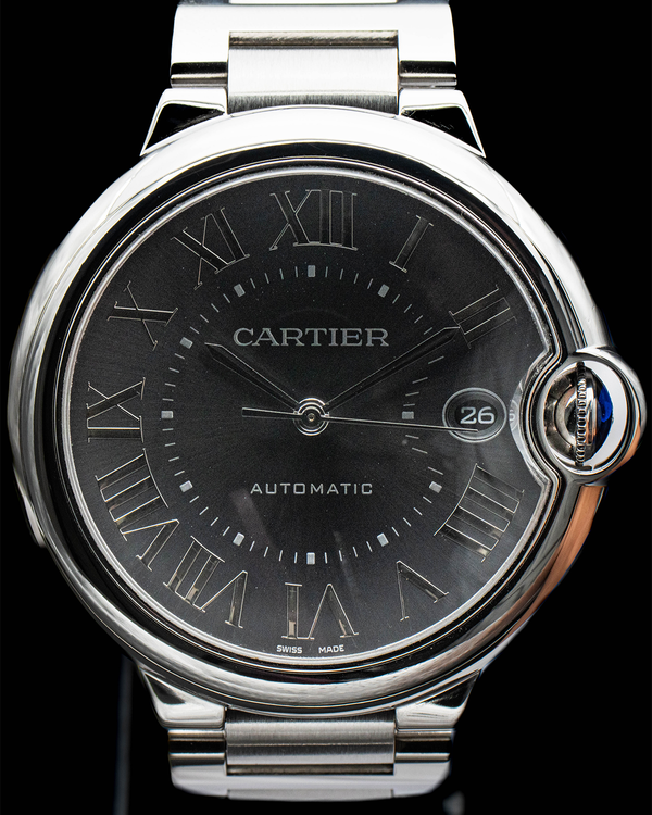 2022 Cartier Ballon Bleu 40MM Grey Dial Steel Bracelet (WSBB0060)