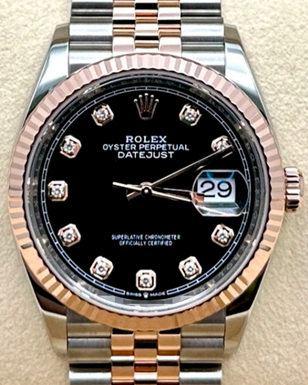 2020 Rolex Datejust 36MM Black Dial Two-Tone Jubilee Bracelet (126231)