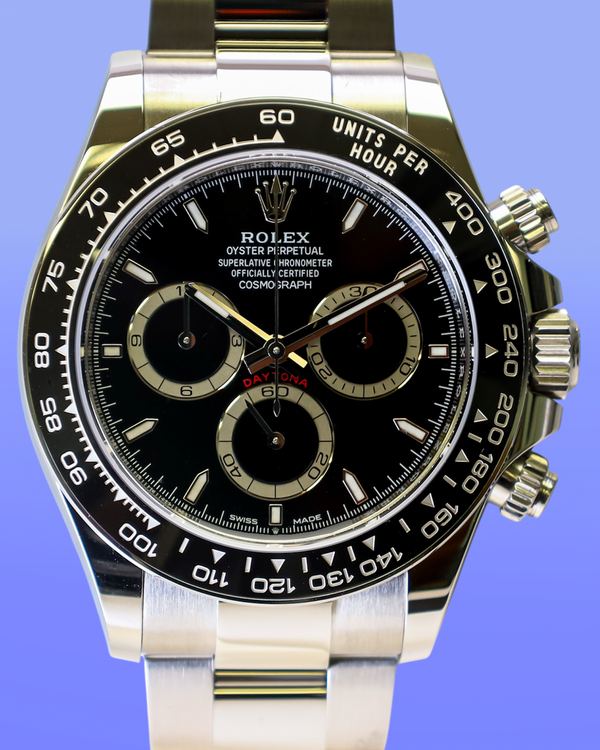 2026 Rolex Cosmograph Daytona 40MM Black Dial Oyster Bracelet (126500LN)