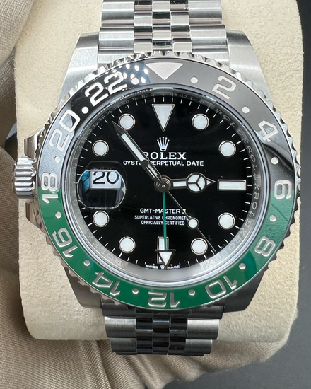 2026 Rolex GMT-Master II "Sprite" 40MM Black Dial Jubilee Bracelet (126720VTNR)