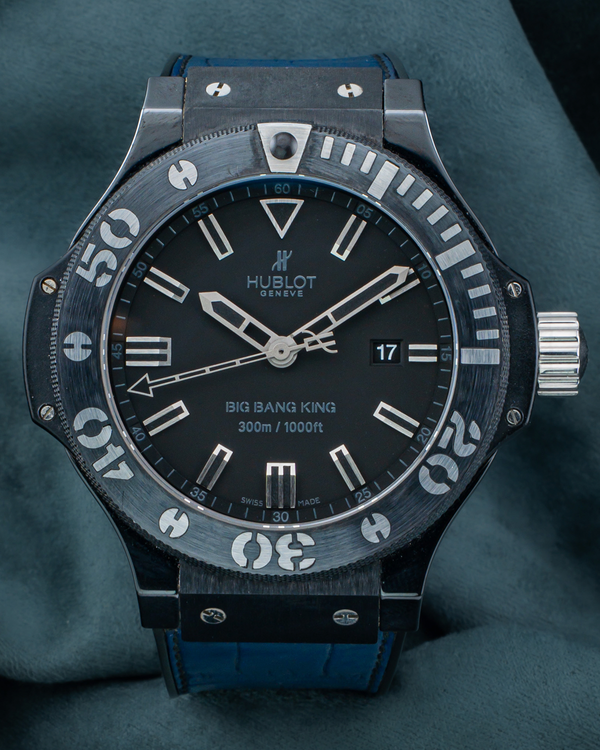 Hublot Big Bang “Black Magic” 48MM Black Dial Leather Bracelet (322.CK.1140.RX)