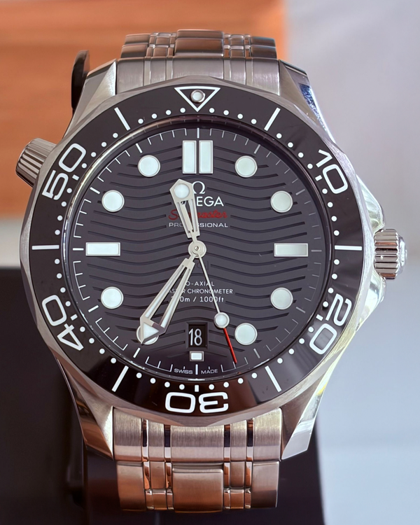 2023 Omega Seamaster Diver 300M 42MM Black Dial Steel Bracelet (210.30.42.20.01.001)