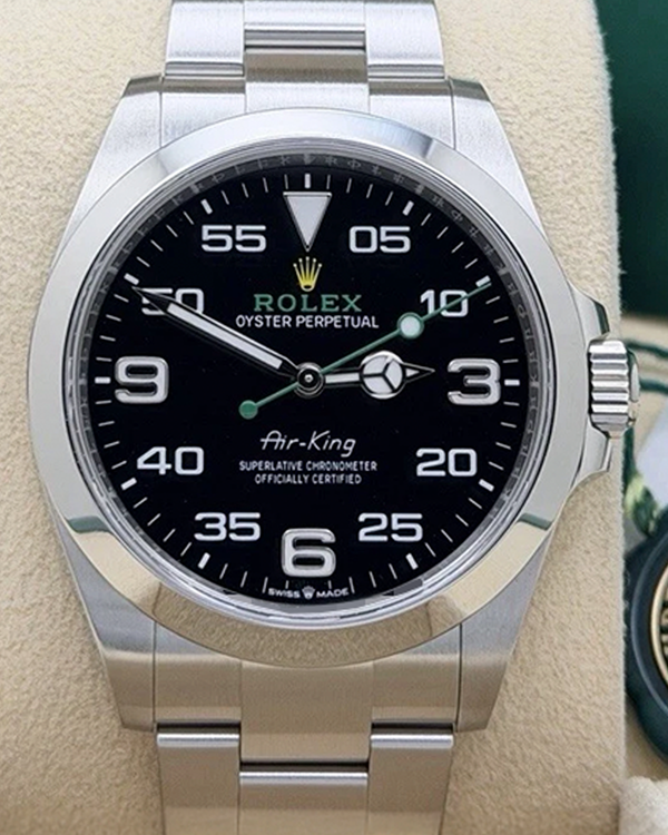 2024 Rolex Air-King 40MM Black Dial Oyster Bracelet (126900)