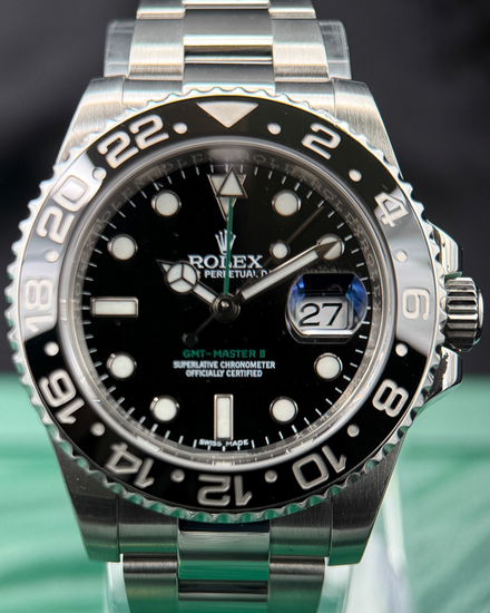 2016 Rolex GMT-Master II 40MM Black Dial Oyster Bracelet (116710LN)