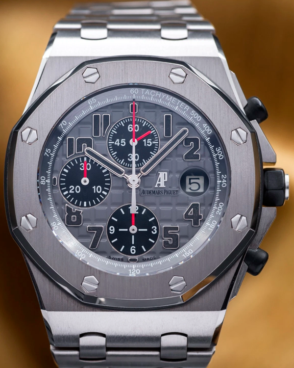 2011 Audemars Piguet Royal Oak Offshore 42MM Grey Dial Titanium Bracelet (26170TI.OO.1000TI.01)