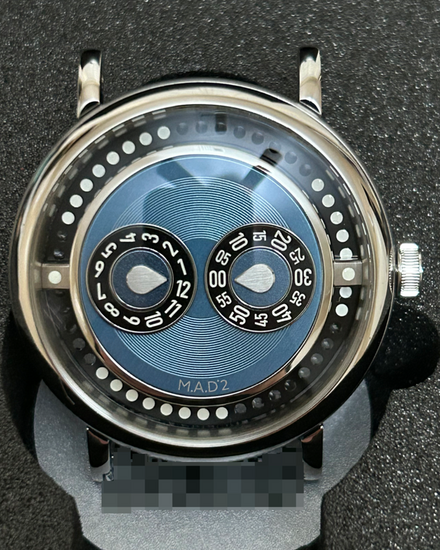 2025 MB&F MAD Edition 2 42MM Blue Dial Leather Strap (M.A.D 2)