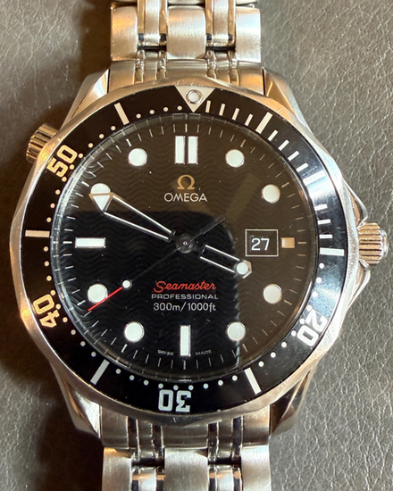 Omega Seamaster Diver 300M 41MM Quartz Black Dial Steel Bracelet (212.30.41.61.01.001)