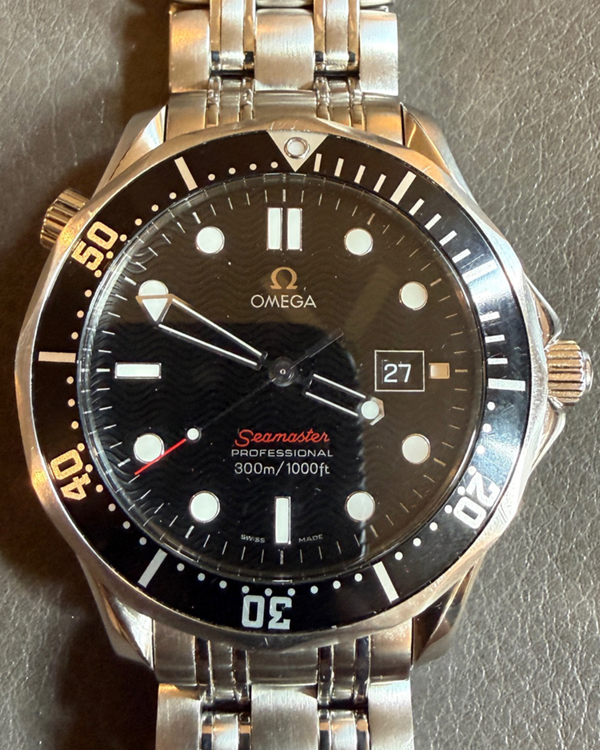 Omega Seamaster Diver 300M 41MM Quartz Black Dial Steel Bracelet (212.30.41.61.01.001)
