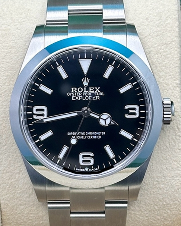 2024 Rolex Explorer 36MM Black Dial Oyster Bracelet (124270)