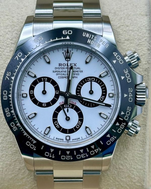 2023 Rolex Cosmograph Daytona "Panda" 40MM White Dial Oyster Bracelet (116500LN)