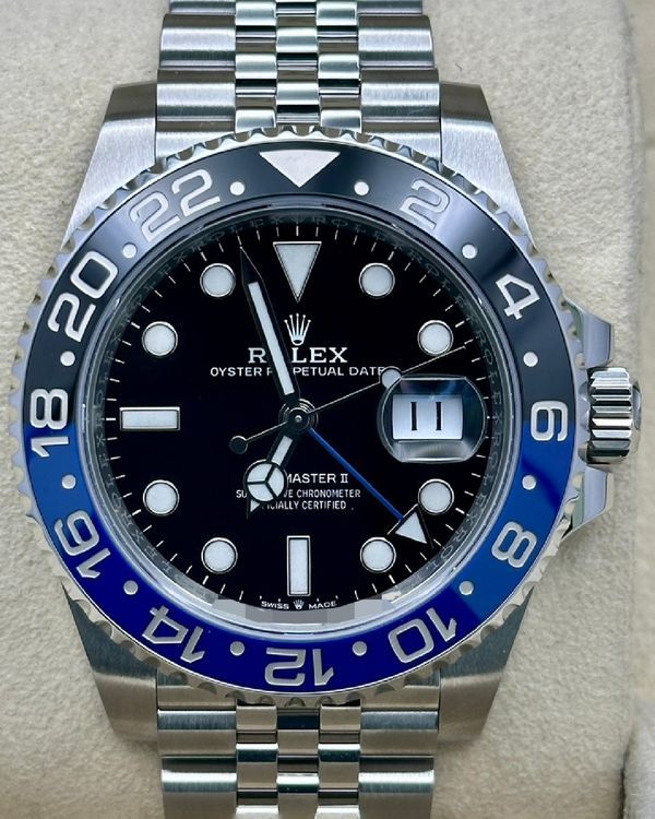 2020 Rolex GMT-Master II "Batgirl" 40MM Black Dial Jubilee Bracelet (126710BLNR)