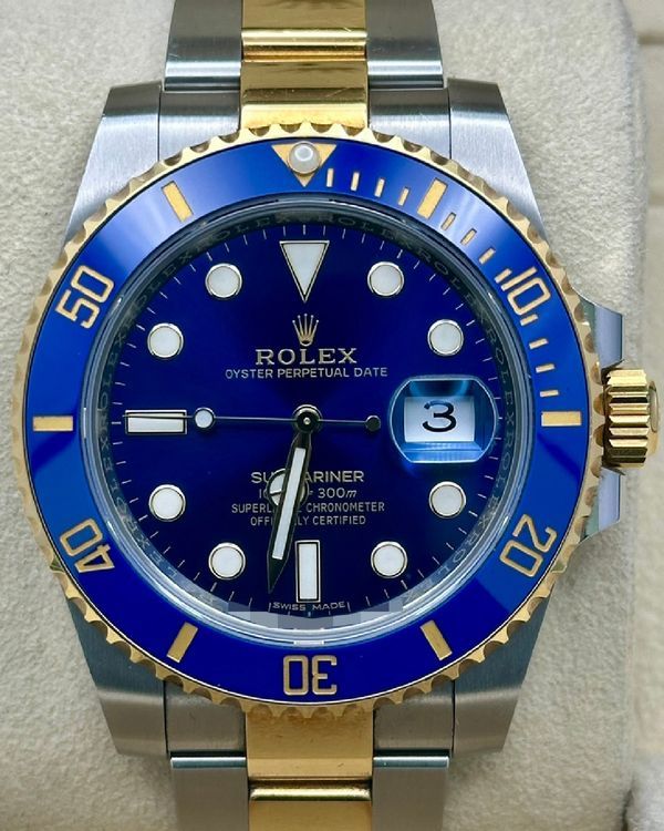 2020 Rolex Submariner Date "Bluesy" 40MM Blue Dial Two-Tone Oyster Bracelet (116613LB)