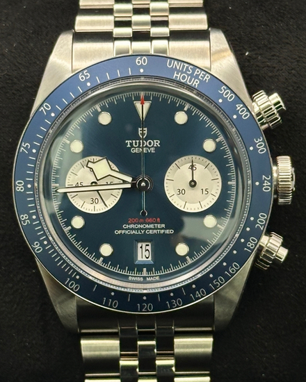 2024 Tudor Black Bay Chrono 41MM Blue Dial Steel Bracelet (79360B)