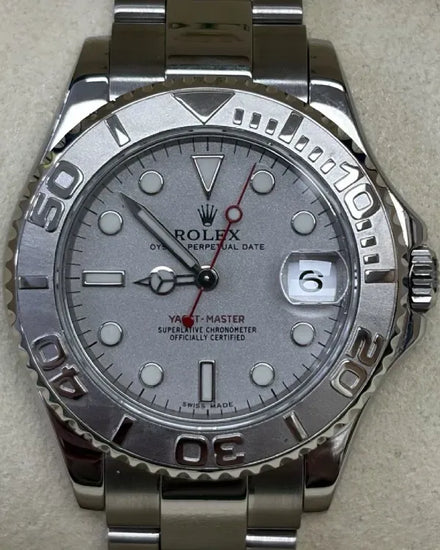 Rolex Yacht-Master 35MM Silver Dial Oyster Bracelet (168622)