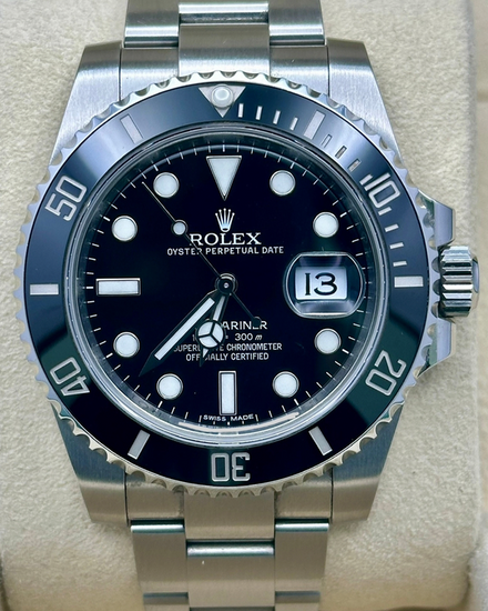 2019 Rolex Submariner Date 40MM Black Dial Oyster Bracelet (116610LN)