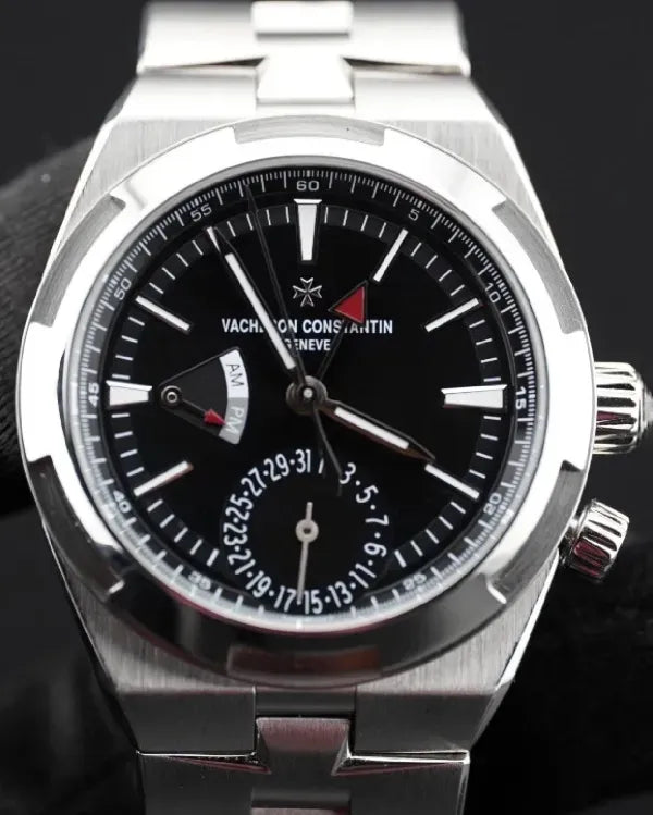 2021 Vacheron Constantin Overseas Dual Time 41MM Black Dial Steel Bracelet (7900V/110A-B546)