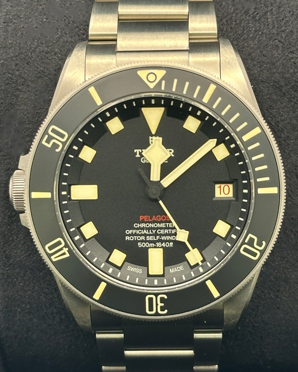 2026 Tudor Pelagos LHD 42MM Black Dial Titanium Bracelet (25610TNL)