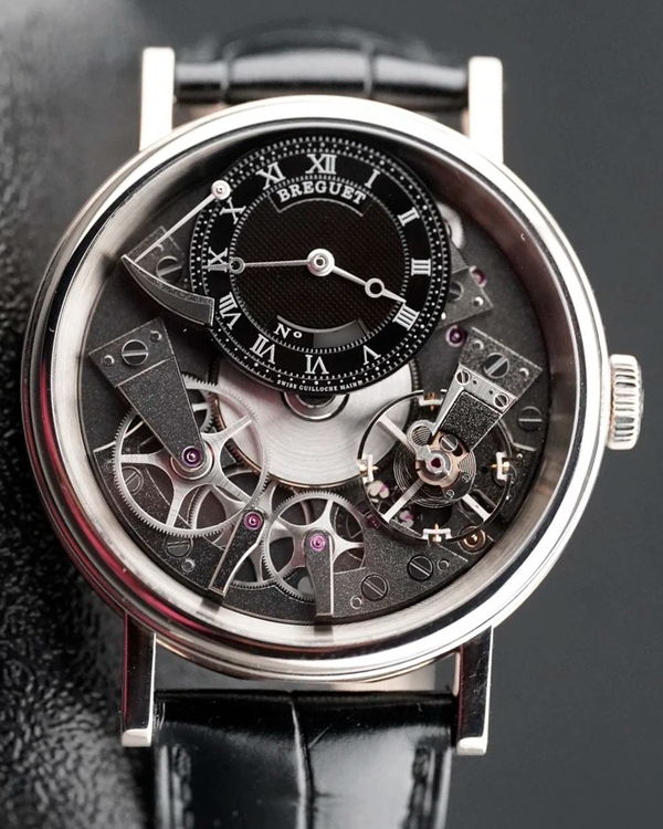 2024 Breguet Tradition 40MM Skeleton Dial Leather Strap (7057BB/G9/9W6)