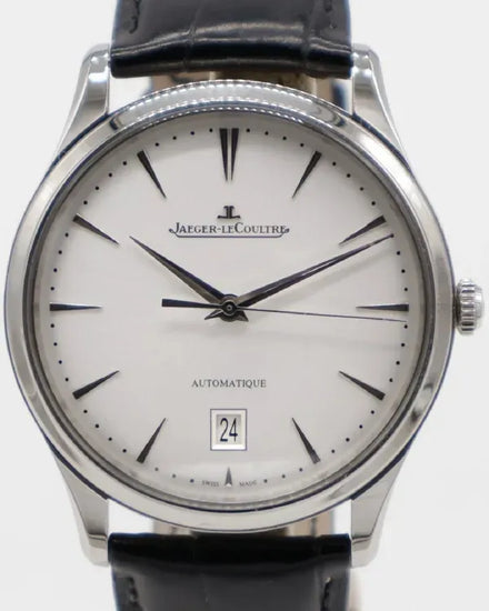 Jaeger-LeCoultre Master Ultra Thin 39MM Silver Dial Leather Strap (Q1238420)
