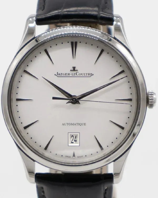 Jaeger-LeCoultre Master Ultra Thin 39MM Silver Dial Leather Strap (Q1238420)