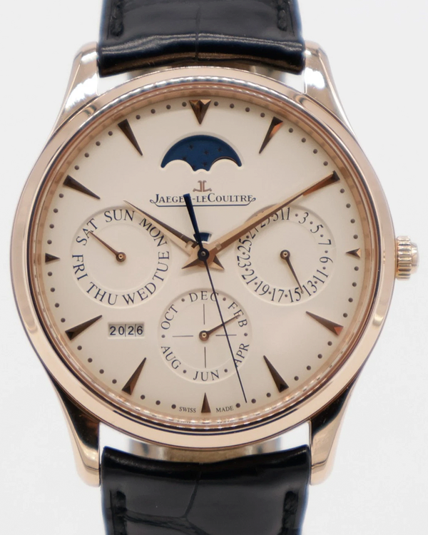 Jaeger-LeCoultre Master Ultra Thin 39MM Cream Dial Leather Strap (Q1302520)