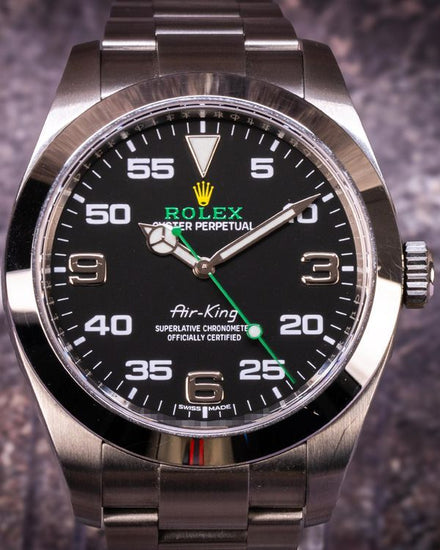 2021 Rolex Air-King 40MM Black Dial Oyster Bracelet (116900)