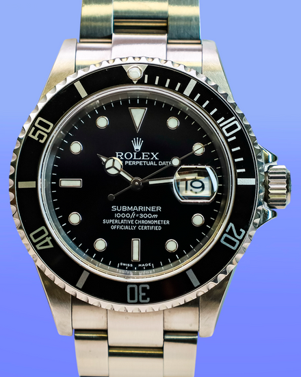 2006 Rolex Submariner Date 40MM Black Dial Oyster Bracelet (16610)
