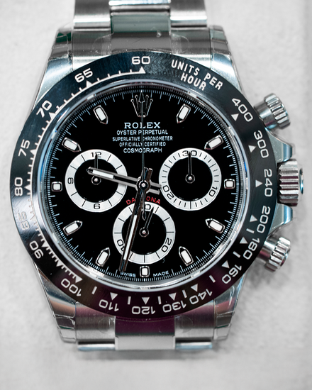 2020 Rolex Cosmograph Daytona 40MM Black Dial Oyster Bracelet (116500LN)