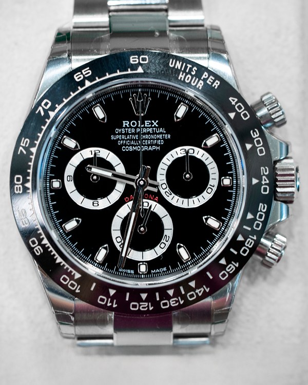 2020 Rolex Cosmograph Daytona 40MM Black Dial Oyster Bracelet (116500LN)