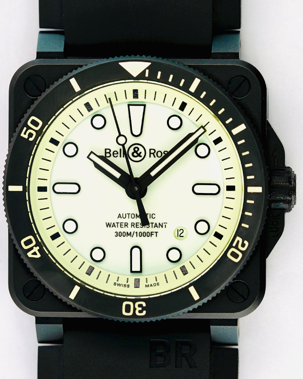 (WORKING) Bell & Ross BR 03-92 Diver (BR0392-D-C5-CE/SRB)