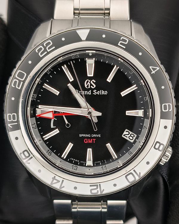 2022 Grand Seiko Sport GMT 44MM Black Dial Steel Bracelet (SBGE277G)