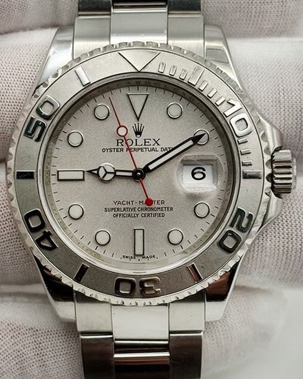 2008 Rolex Yacht-Master 40MM Silver Dial Oyster Bracelet (16622)