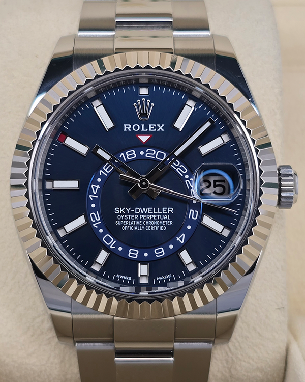 2022 Rolex Sky-Dweller 42MM Blue Dial Oyster Bracelet (326934)