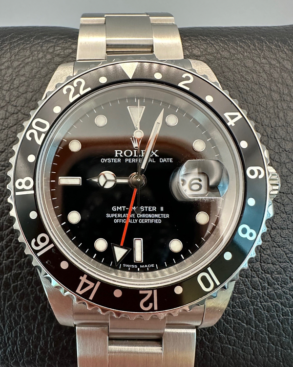 2006 Rolex GMT-Master II 40MM Black Dial Oyster Bracelet (16710LN)