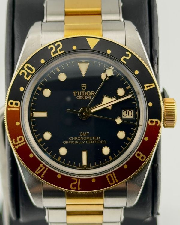 No Reserve - 2024 Tudor Black Bay GMT S&G 41MM Black Dial Two-Tone Bracelet (79833MN)