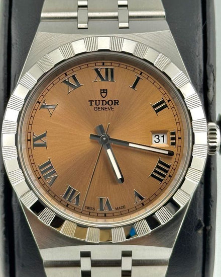 No Reserve - 2026 Tudor Royal 38MM Salmon Dial Steel Bracelet (28500)