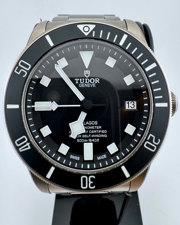 No Reserve - 2025 Tudor Pelagos 42MM Black Dial Titanium Bracelet (25600TN)