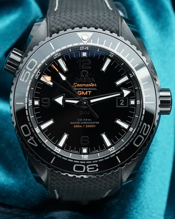 No Reserve - 2023 Omega Seamaster Planet Ocean 600M "Deep Black" 45.5MM Black Dial Rubber Strap (215.92.46.22.01.001)