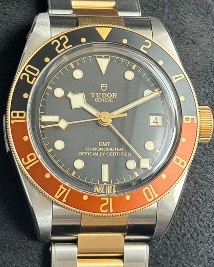 2026 Tudor Black Bay GMT "Rootbeer" 41MM Black Dial Two-Tone Bracelet (79833MN)