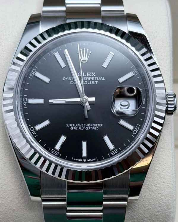 2025 Rolex Datejust 41MM Black Dial Oyster Bracelet (126334)