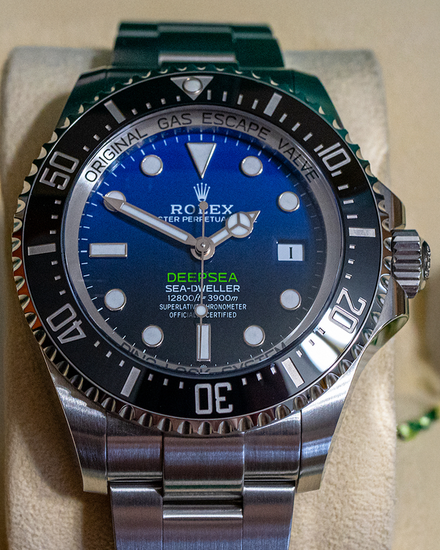 2023 Rolex Sea-Dweller Deepsea "James Cameron" 44MM Blue Dial Oyster Bracelet (136660)