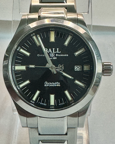 No Reserve - Ball Engineer M Marvelight 40MM Black Dial Steel Bracelet (NM2032C-S1C-BK)