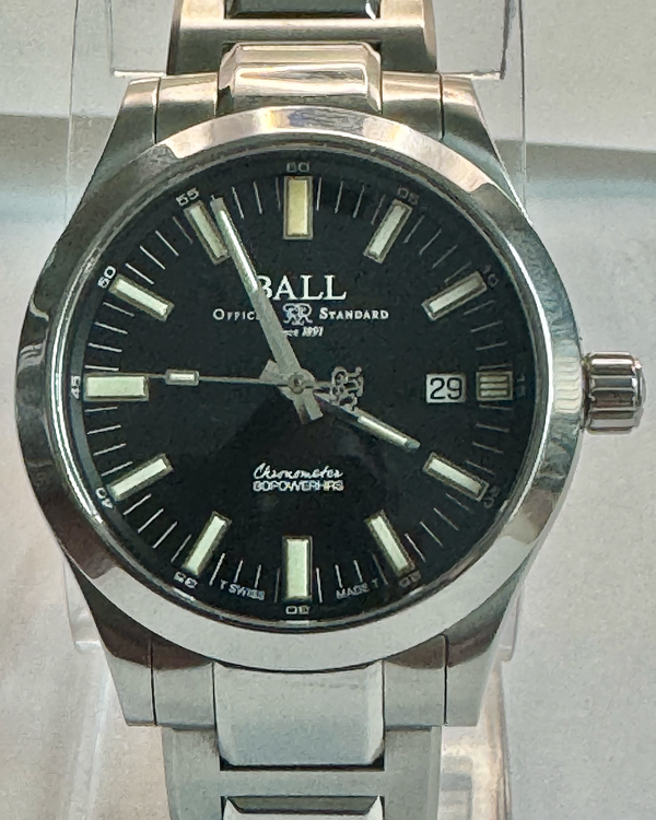 Ball Engineer M Marvelight 40MM Black Dial Steel Bracelet (NM2032C-S1C-BK)