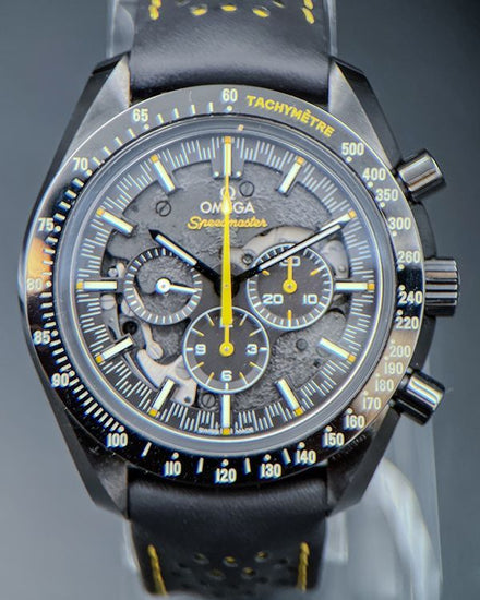 2019 Omega Speedmaster Dark Side of the Moon "Apollo 8" 44.25MM Black Dial Leather Strap (311.92.44.30.01.001)
