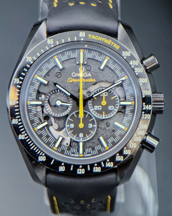 2019 Omega Speedmaster Dark Side of the Moon "Apollo 8" 44.25MM Black Dial Leather Strap (311.92.44.30.01.001)